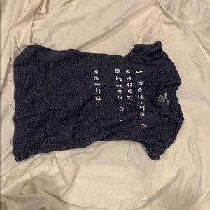 Bluenotes Dark Gray Short Sleeve Tee